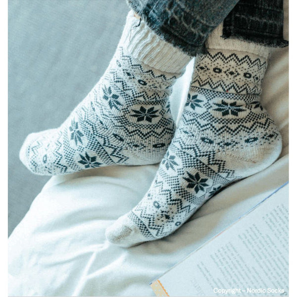Nordic Socks Unisex Bergen Wool White-elevate your sole