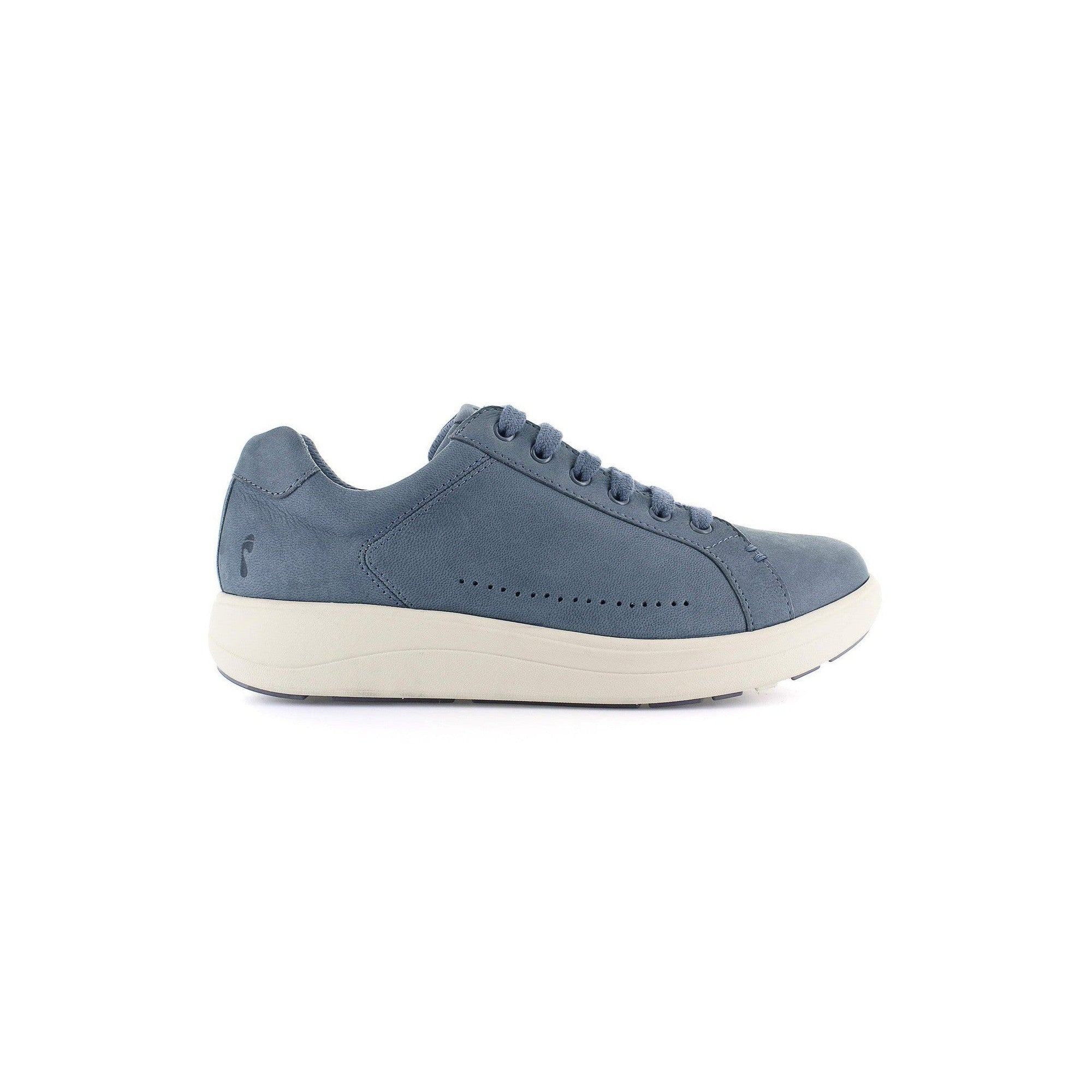 Strive Dakota Ladies Denim Nubuck Arch Support Lace Up Trainers