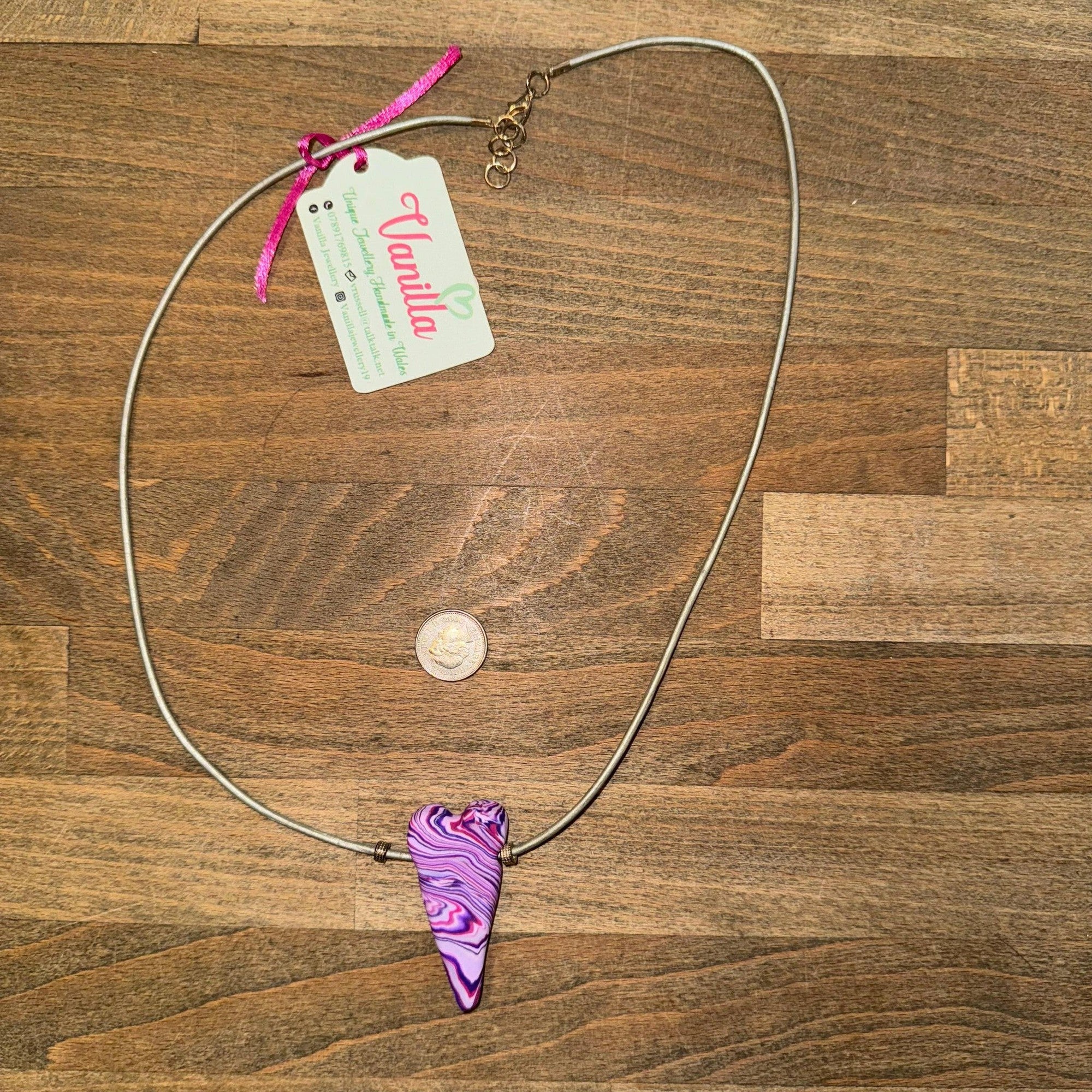 Vanilla Jewellery Small Heart Polymer Pendants-elevate your sole