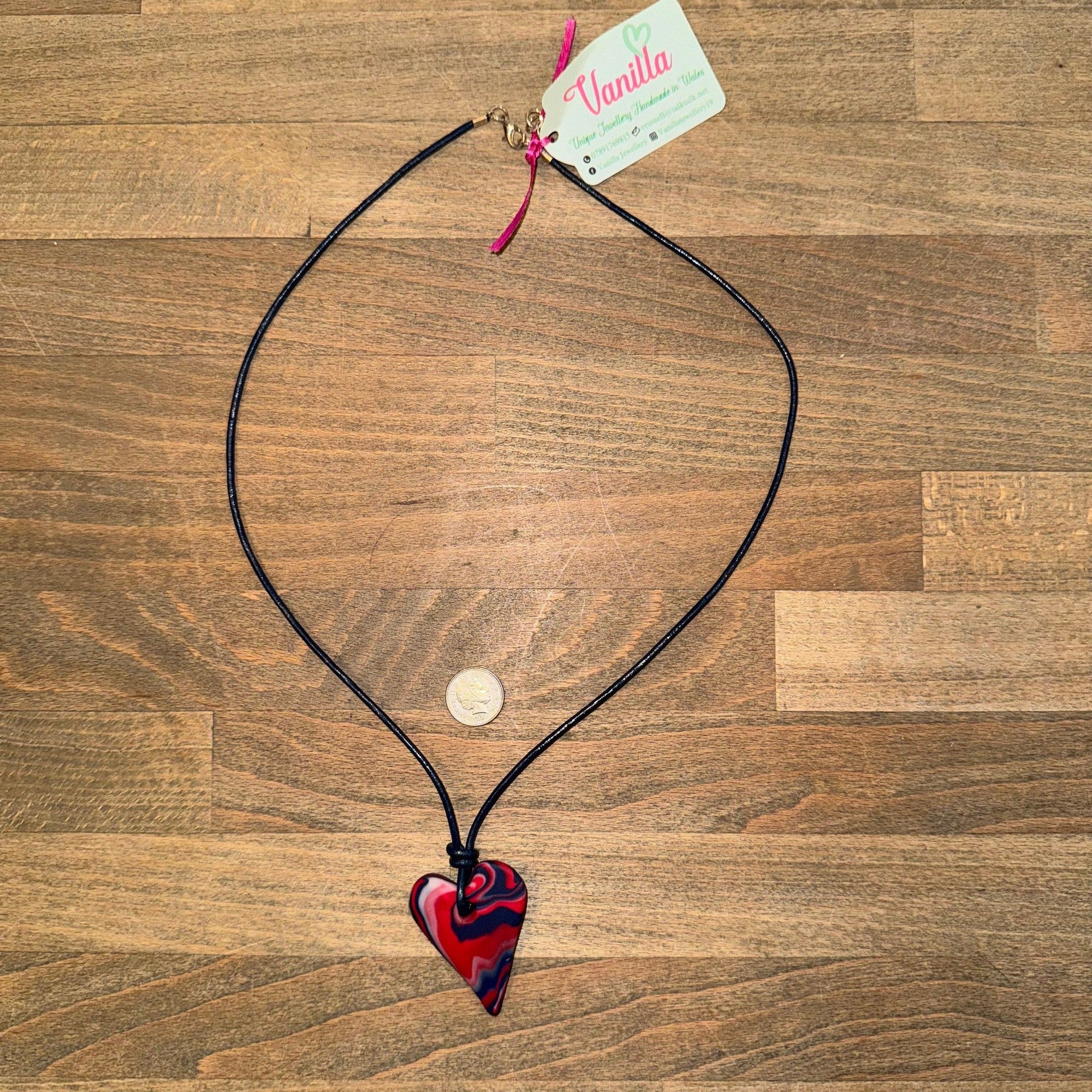 Vanilla Jewellery Small Heart Polymer Pendants-elevate your sole