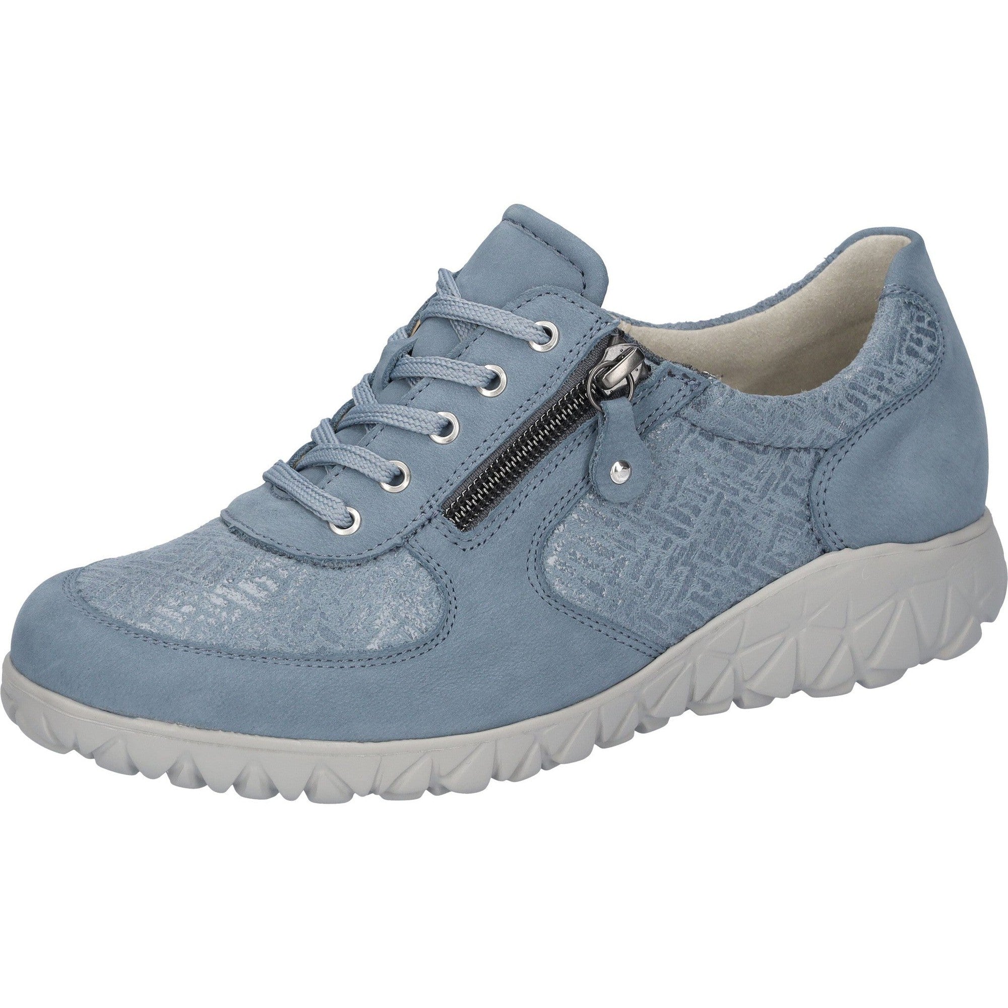Waldlaufer H89001 227 263 Havy Soft Ladies Denim Blue Nubuck