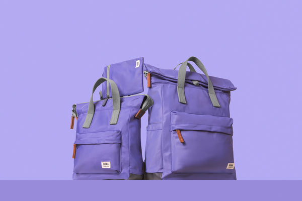 Roka Bags in Peri Purple