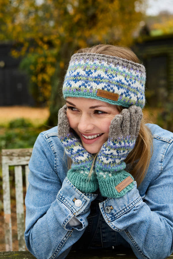 Pachamama Iona Headband Aqua