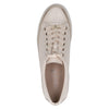 Caprice 9-23654-42 450 Ladies Cream Leather Lace Up Shoes