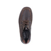 Rieker 05100-25 Mens Brown Leather Water Resistant Lace Up Shoes