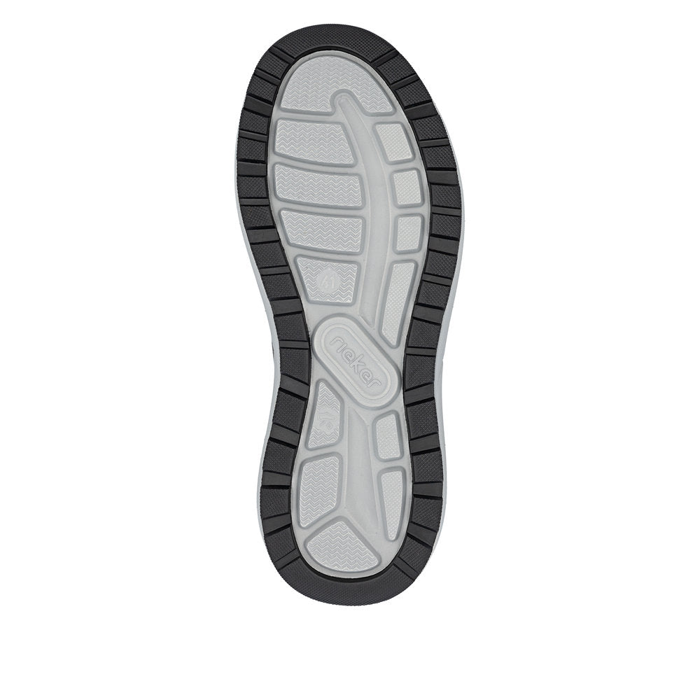 Rieker 06000-54 Mens Green Zip & Lace Shoes