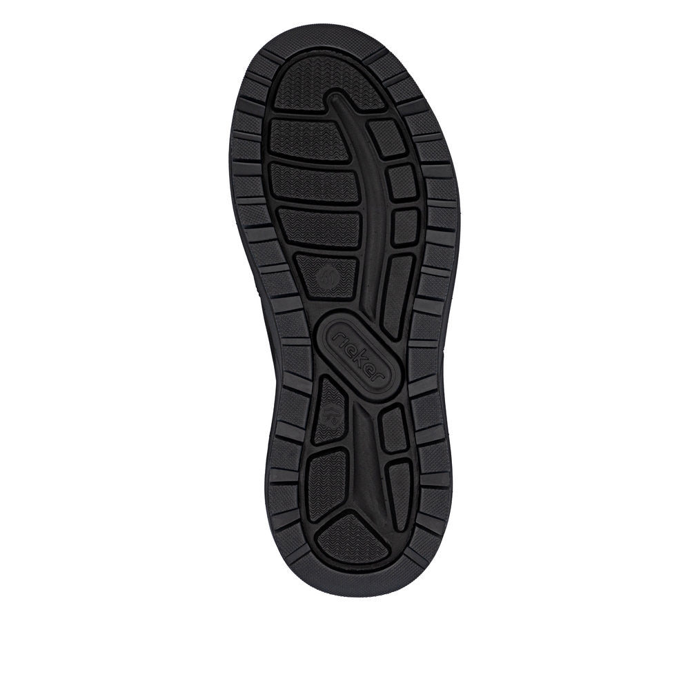 Rieker 06052-00 Ready2Go Mens Black Suede Water Resistant Slip On Shoes