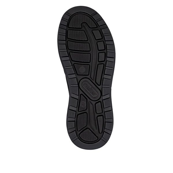 Rieker 06052-00 Ready2Go Mens Black Suede Water Resistant Slip On Shoes