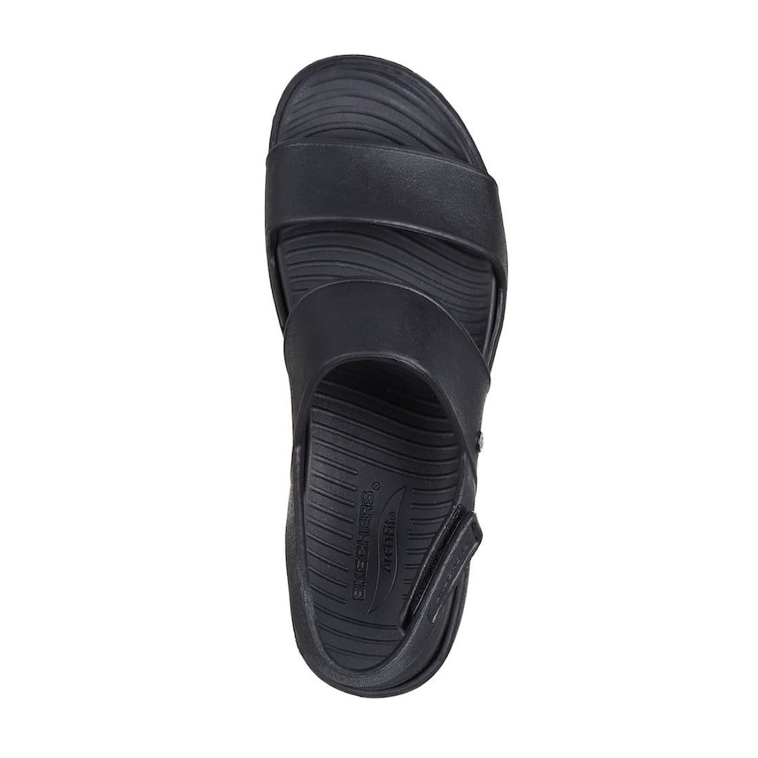 Skechers 111257 Arch Fit Upbeat Sunrise Ladies Black Other Arch Support Elasticated Sandals