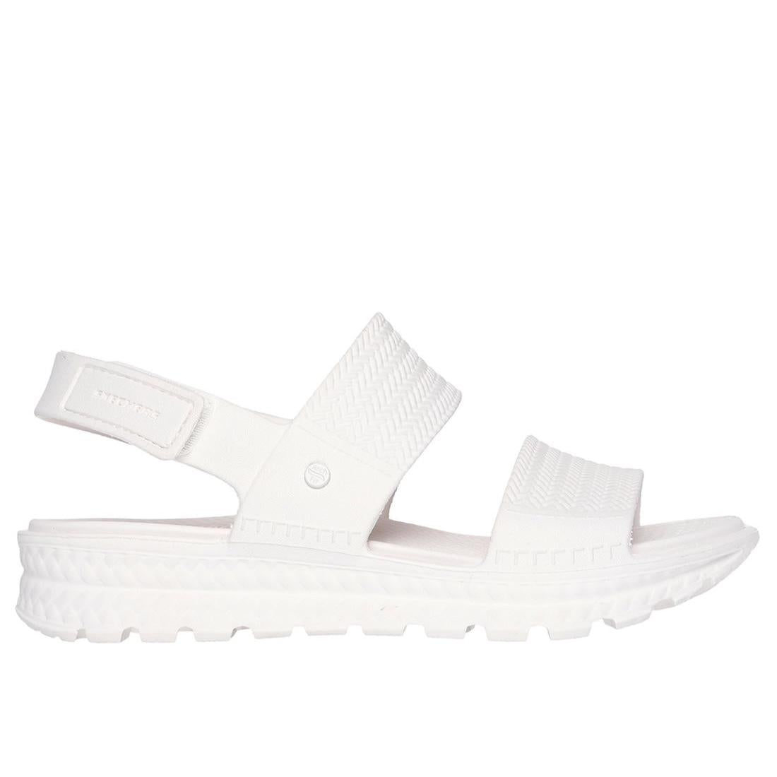 Skechers 111461 Arch Fit Footsteps Sunny Days Ladies White Other Arch Support Elasticated Sandals