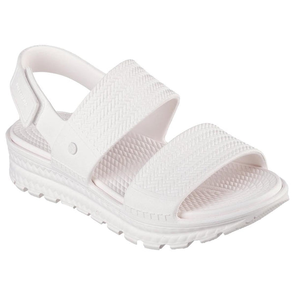Skechers 111461 Arch Fit Footsteps Sunny Days Ladies White Other Arch Support Elasticated Sandals