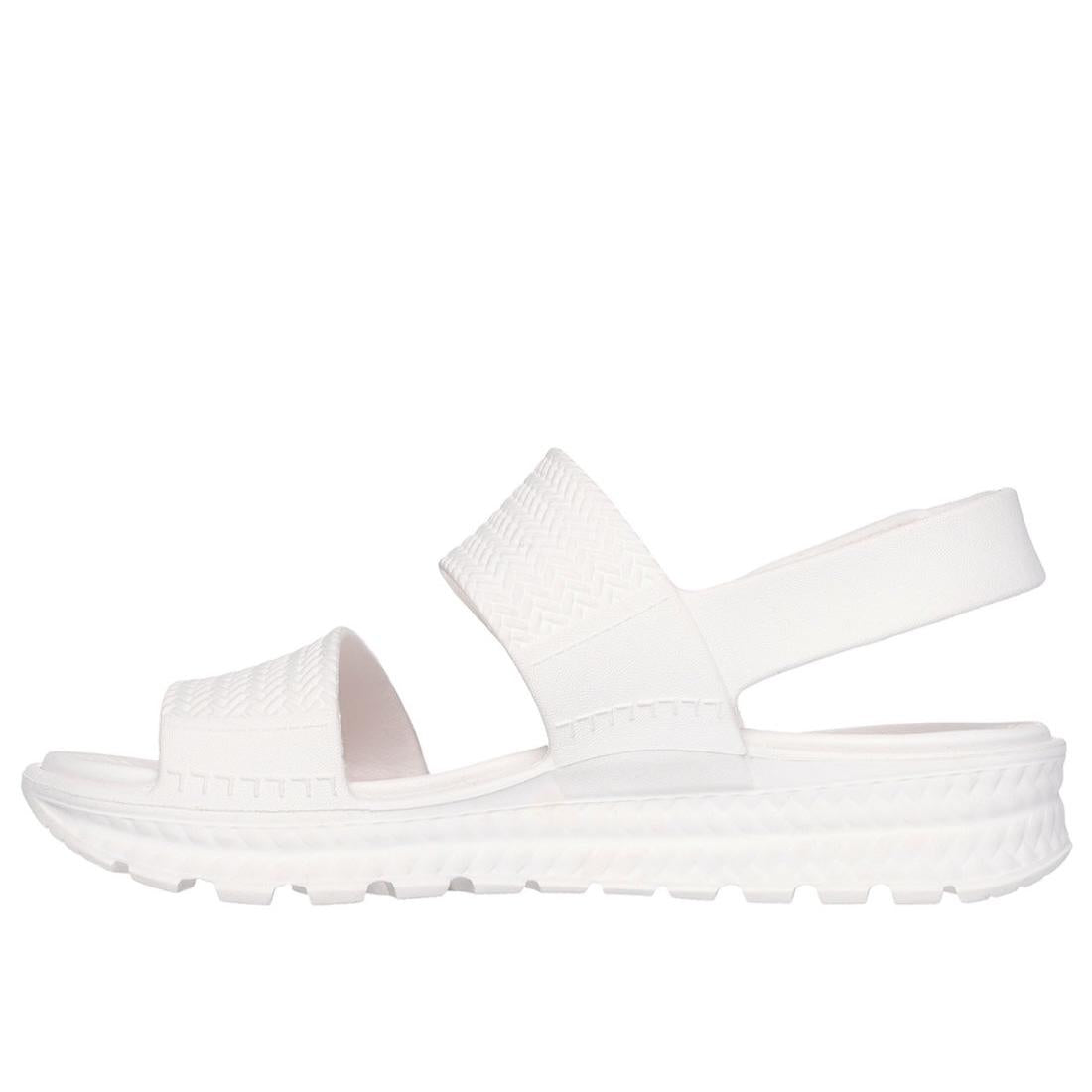 Skechers 111461 Arch Fit Footsteps Sunny Days Ladies White Other Arch Support Elasticated Sandals