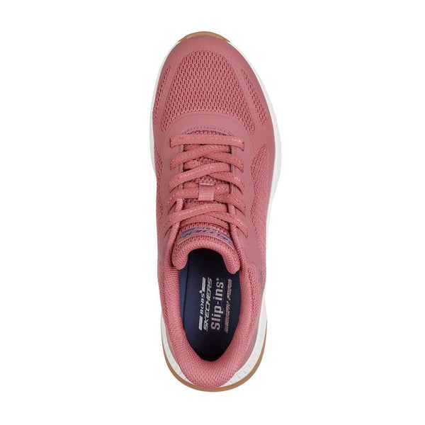 Skechers 117624 Bobs Squad 4 Staple Look Ladies Rose Other Lace Up Trainers