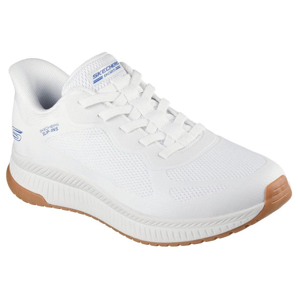 Skechers 118423 BOBS Squad 4 Mens White Other Lace Up Trainers