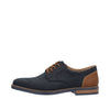 Rieker 13509-14 Dimitri Mens Navy Blue Leather Lace Up Shoes