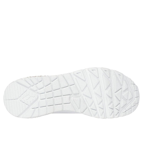 Skechers 155506 Uno Loving Love Ladies White/Rose Gold Other Lace Up Trainers