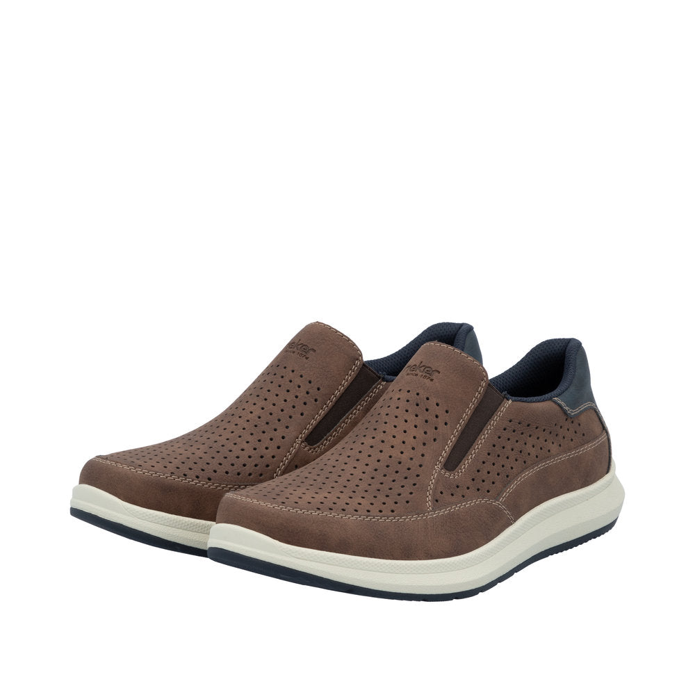 Rieker 16952-24 Mens Wide Brown Other Slip On Shoes
