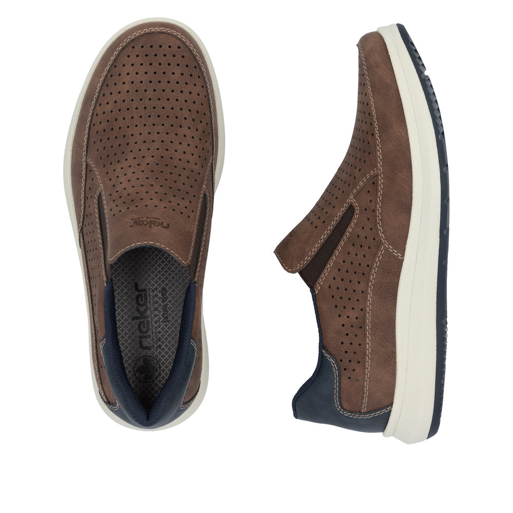 Rieker 16952-24 Mens Wide Brown Other Slip On Shoes