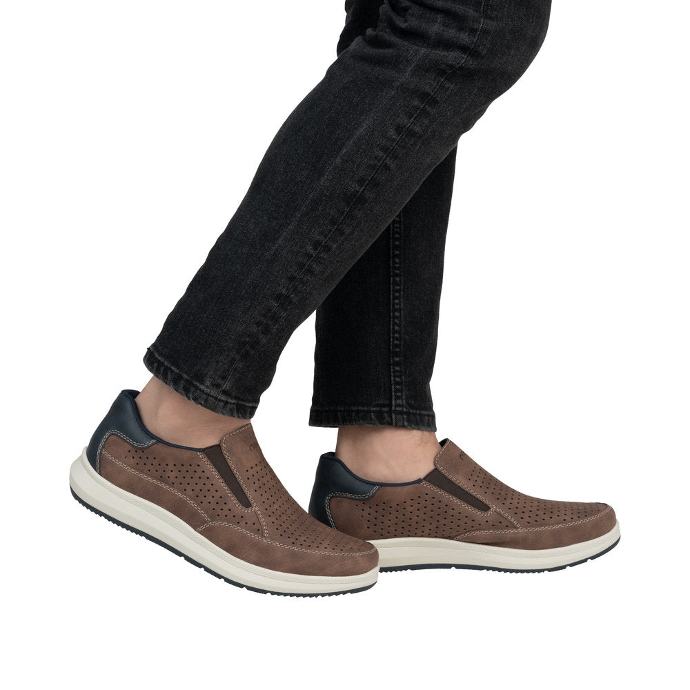 Rieker 16952-24 Mens Wide Brown Other Slip On Shoes