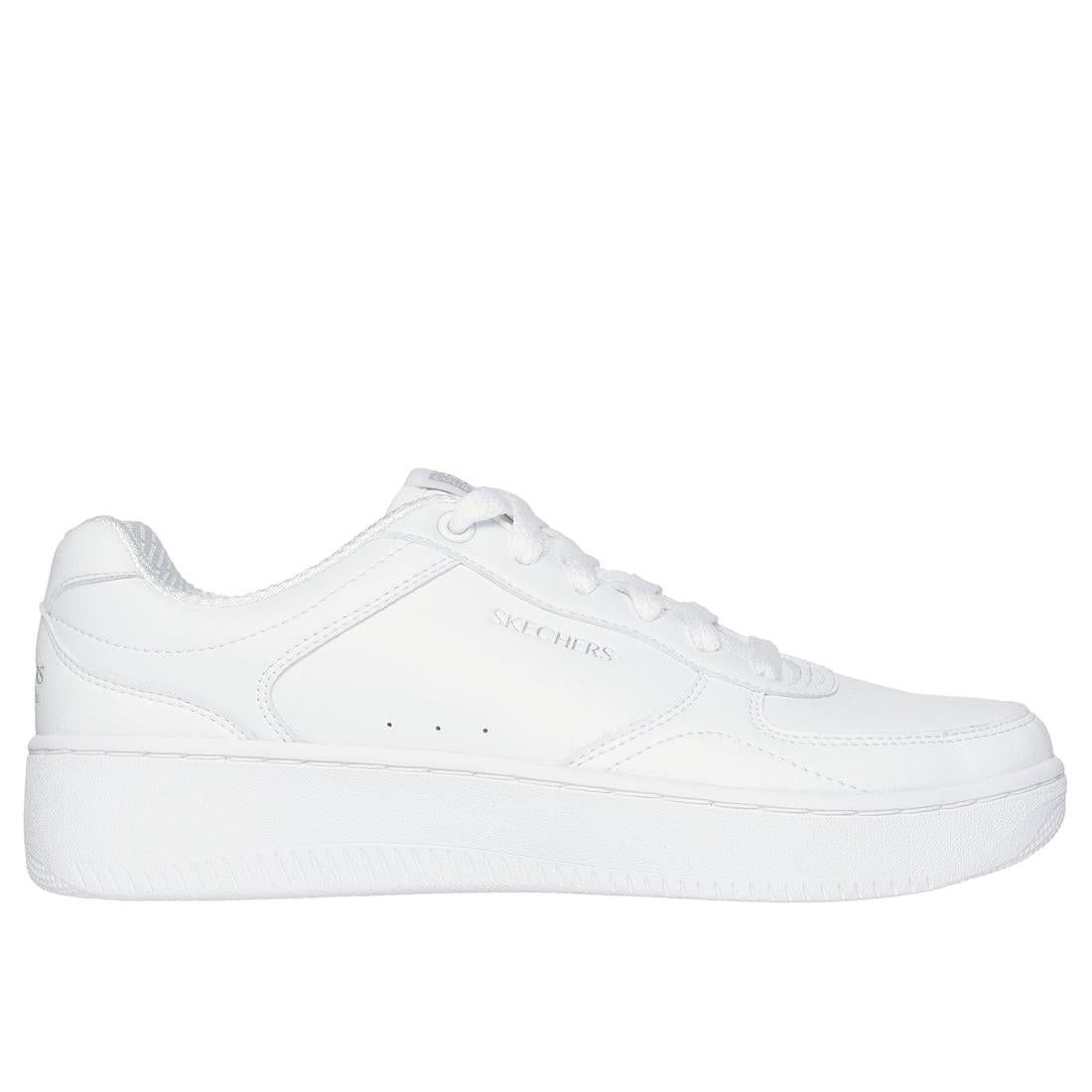 Skechers 185160 Sport Court 2.0 Core Essent Ladies White Other Lace Up Trainers