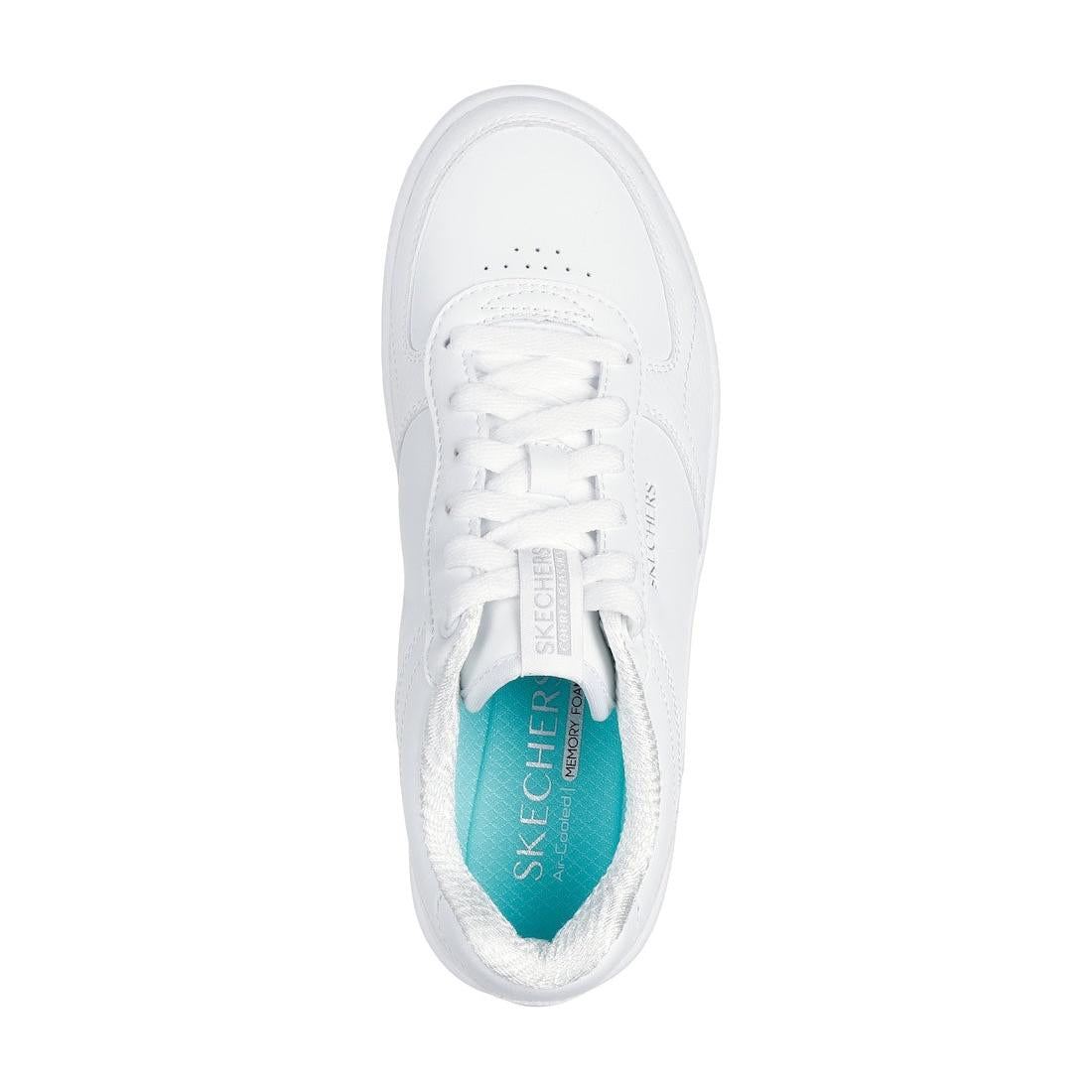 Skechers 185160 Sport Court 2.0 Core Essent Ladies White Other Lace Up Trainers