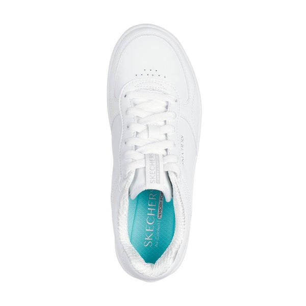 Skechers 185160 Sport Court 2.0 Core Essent Ladies White Other Lace Up Trainers
