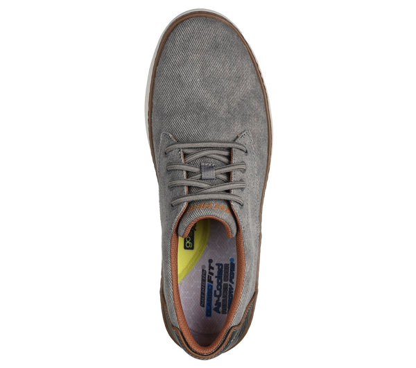 Skechers 205135 Hyland - Ratner Mens Taupe Textile Vegan Slip On Shoes