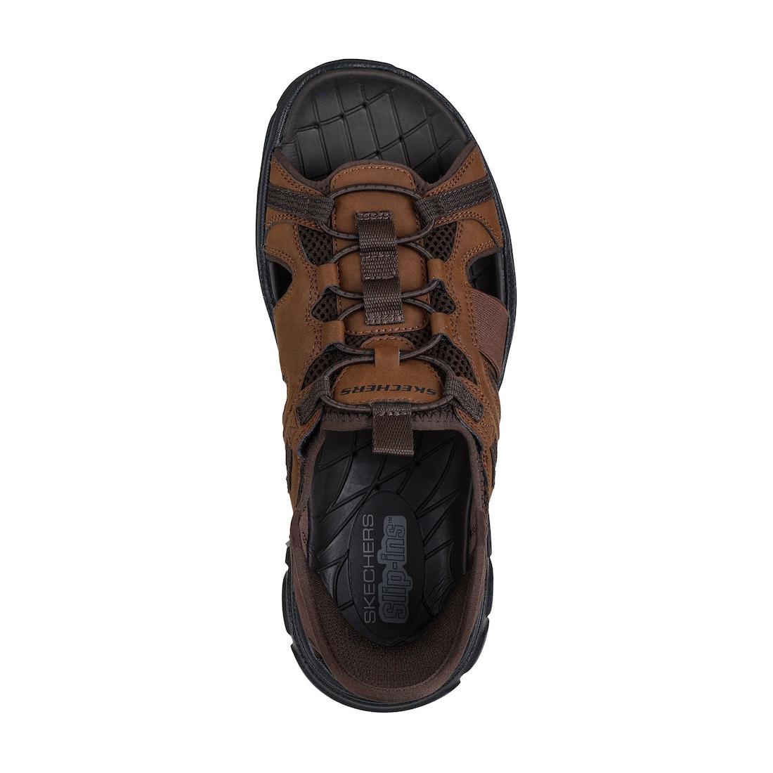 Skechers 205181 Revolted SS Merrick Mens Brown Other Elasticated Sandals