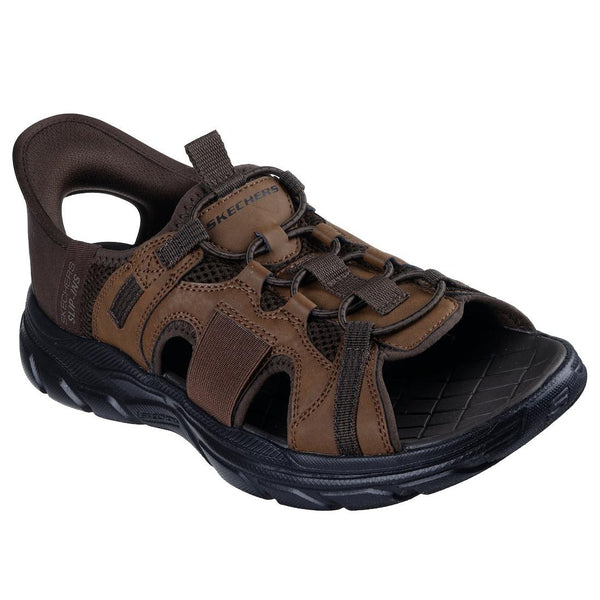 Skechers 205181 Revolted SS Merrick Mens Brown Other Elasticated Sandals