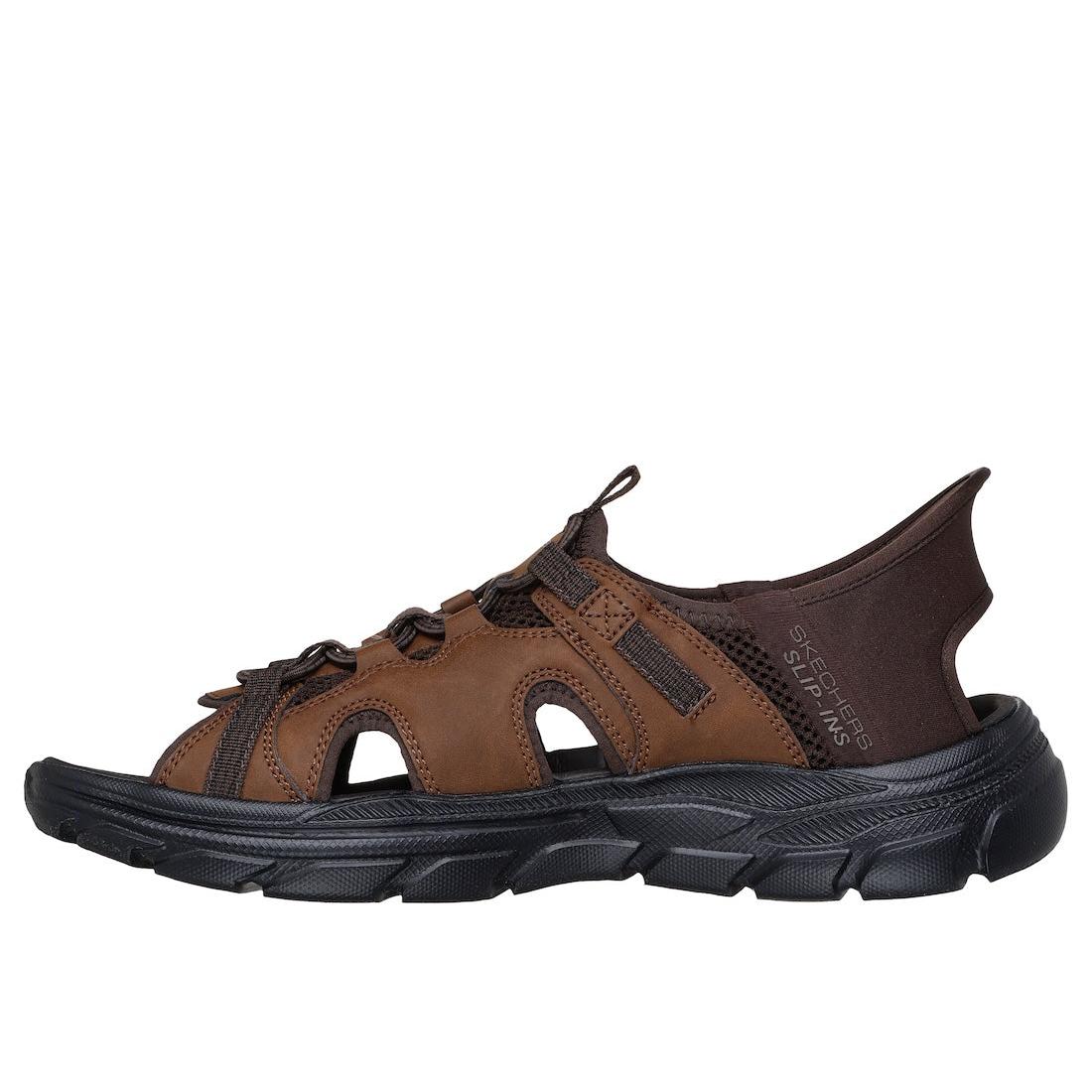 Skechers 205181 Revolted SS Merrick Mens Brown Other Elasticated Sandals