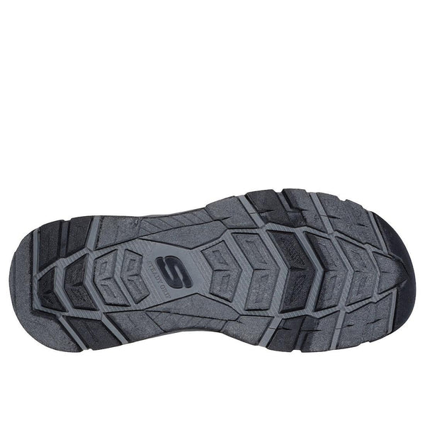 Skechers 205289 Tresmen Reece Mens Charcoal Other Touch Fastening Sandals