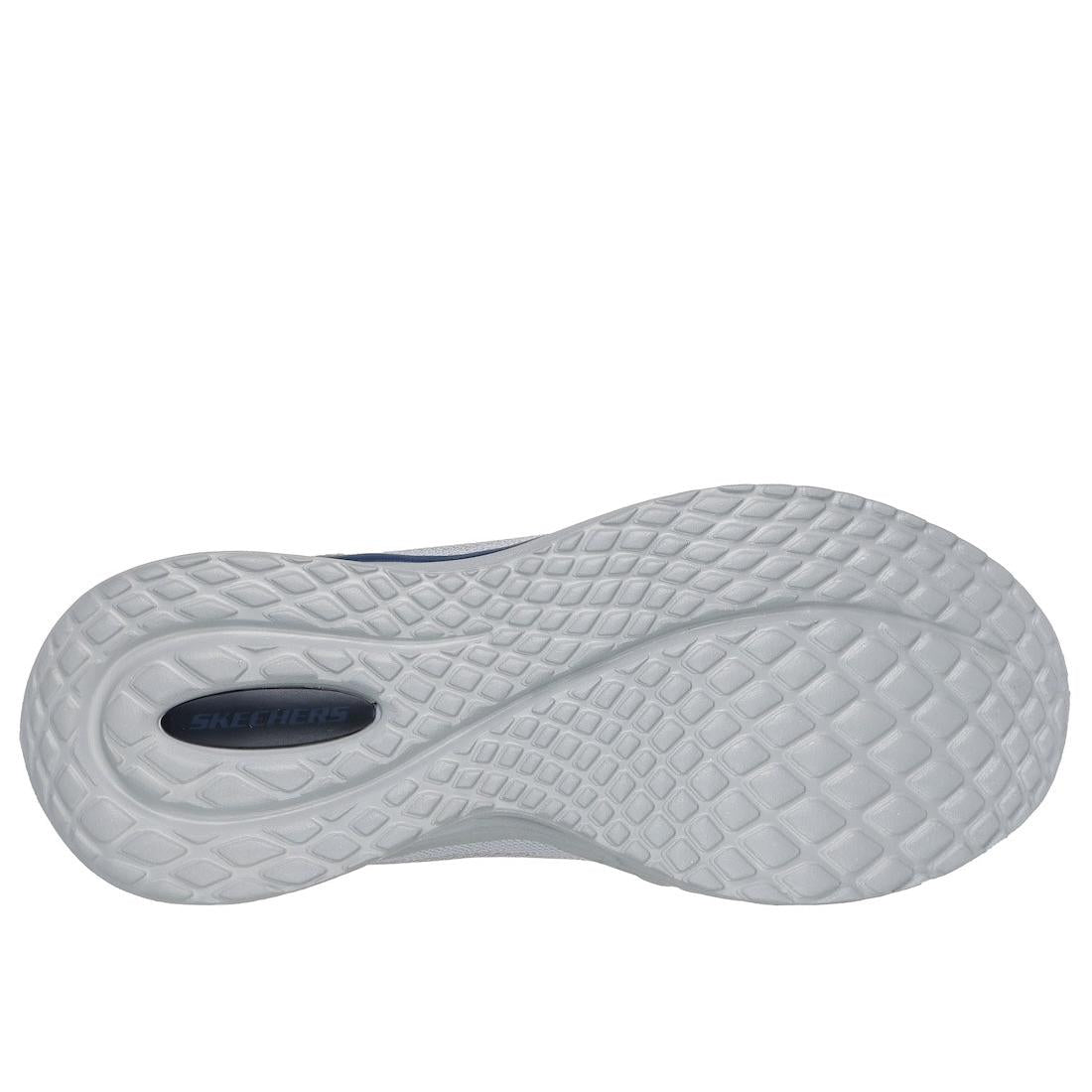 Skechers 210994 Arch Fit Orvan Kincade Mens Light Grey Textile Arch Support Lace Up Trainers