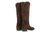 Alpe Cecile 22121133 Ladies Spanish Brown Suede Slip On Knee High Boots