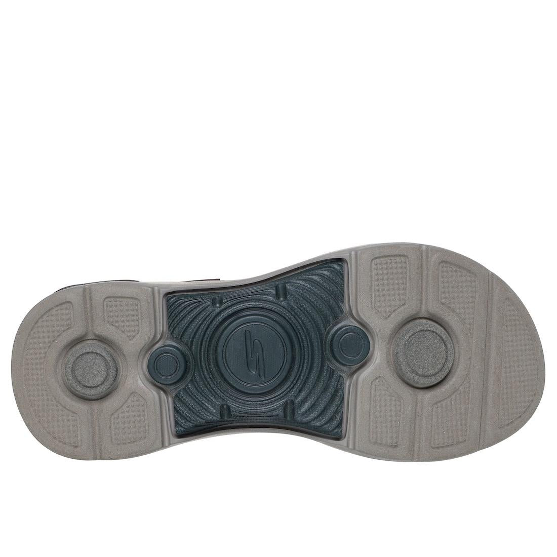 Skechers 229309 Go Walk Arch Fit 2.0 Mens Brown Leather & Textile Arch Support Touch Fastening Sandals