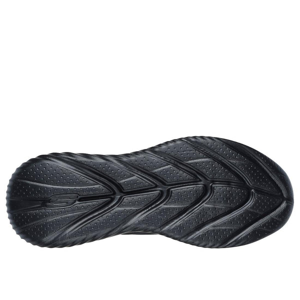 Skechers 232459 Bounder 2.0 Emerged Mens Black Textile Lace Up Trainers