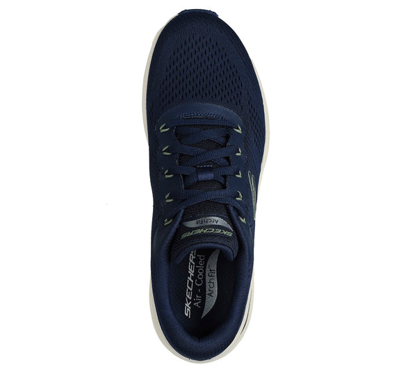 Skechers 232700 Arch Fit 2.0 Mens Navy Textile Vegan Lace Up Trainers