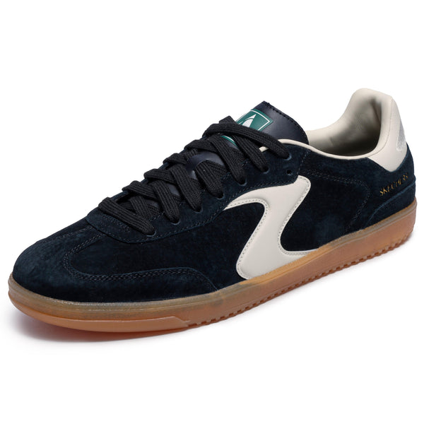 Skechers 254151 Hotshot - Azir Mens Black/Natural  Suede Lace Up Trainers