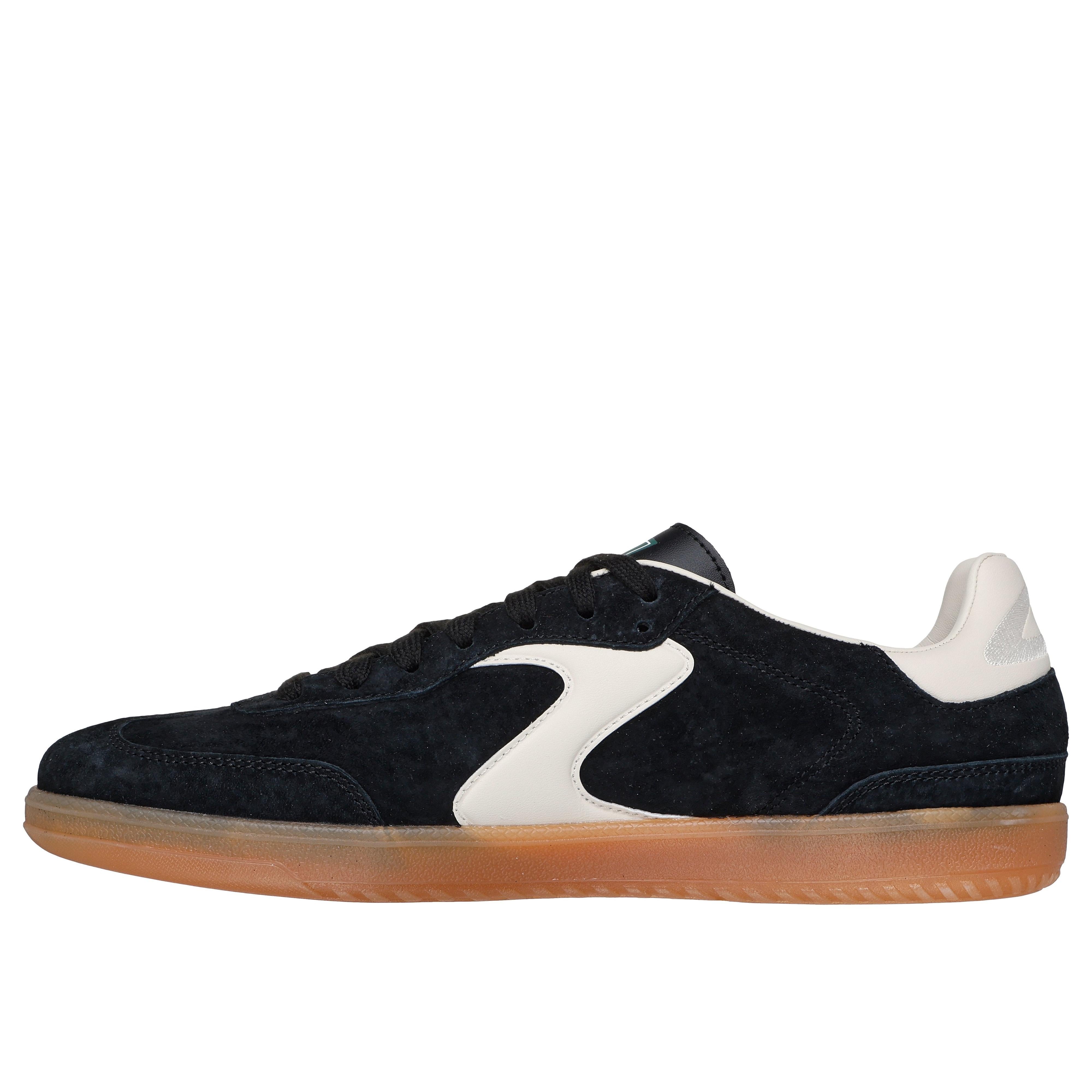 Skechers 254151 Hotshot - Azir Mens Black/Natural  Suede Lace Up Trainers