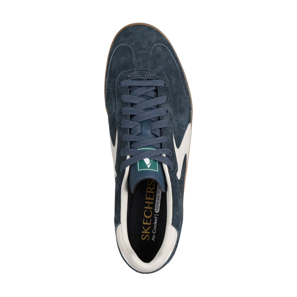 Skechers 254151 Hotshot - Azir Mens Charcoal Suede Lace Up Trainers
