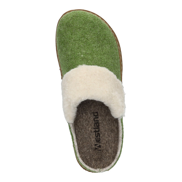 Westland 36403 Carmaux 03 Ladies Green Combi Textile Slippers