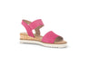 Gabor 42.750.21 Raynor Ladies Pink Suede Touch Fastening Sandals