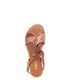 Gabor 42.751.53 Rich Ladies Peanut Leather Buckle Sandals