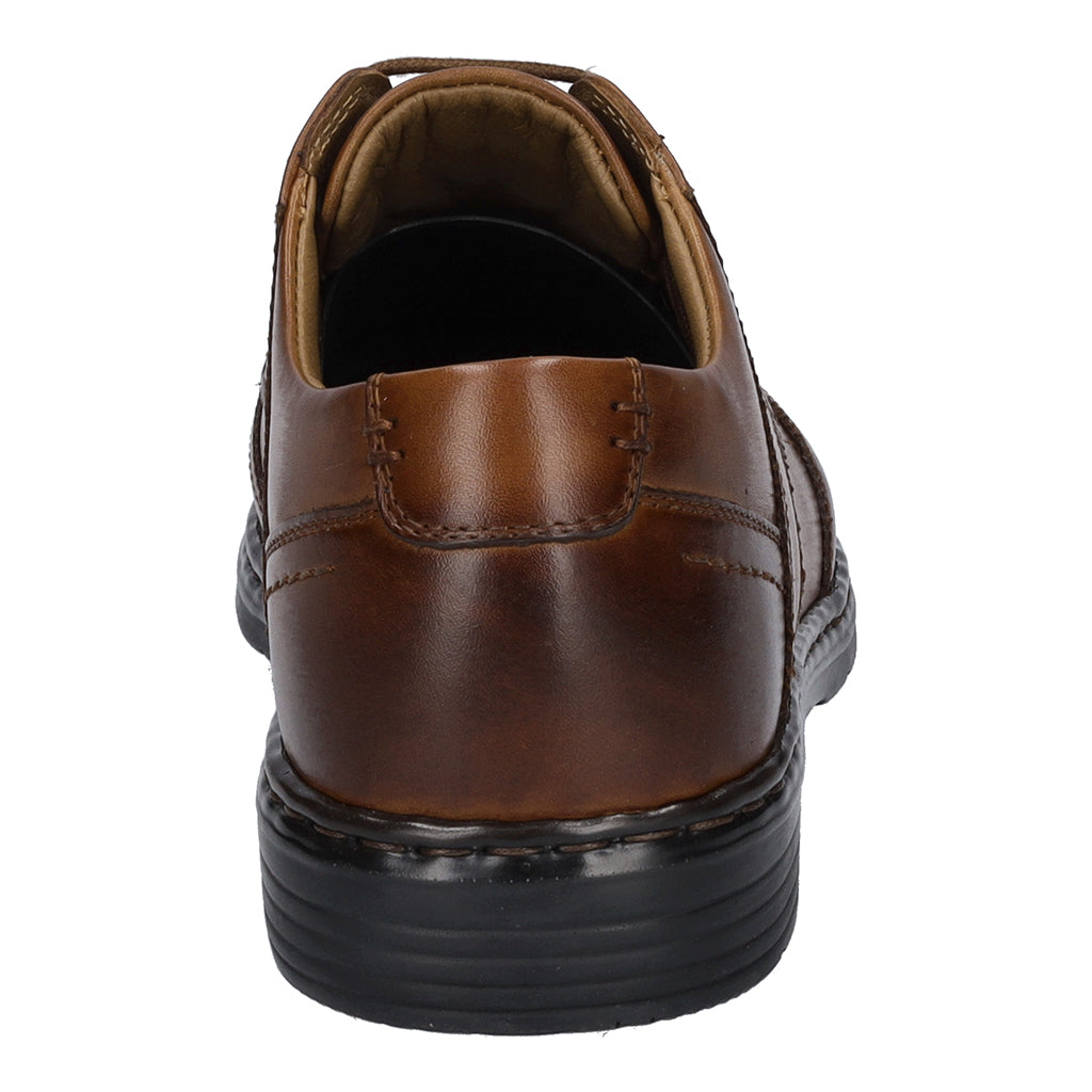 Josef Seibel 42814 Alastair 14 Mens Cognac Leather Lace Up Shoes