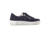 Gabor 43.334.16 Wisdom Ladies Navy Blue Suede Lace Up Trainers