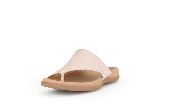 Gabor 43.700.63 Lanzarote Ladies Rose Pink Leather Slip On Sandals