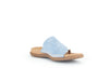 Gabor 43.700.66 Lanzarote Ladies Light Blue Leather Slip On Sandals