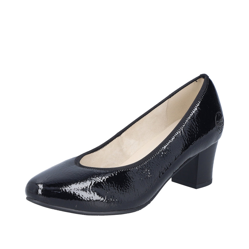 Rieker 44650-02 Ladies Black  Heels
