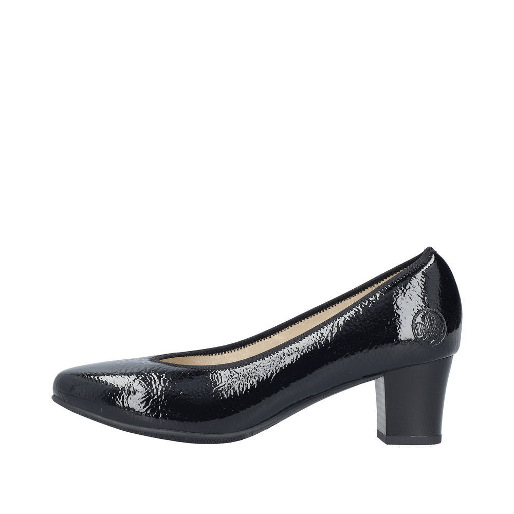 Rieker 44650-02 Ladies Black  Heels
