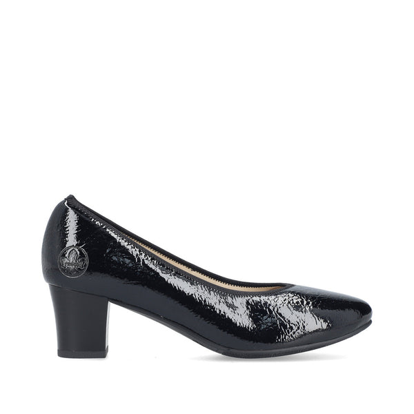 Rieker 44650-02 Ladies Black  Heels