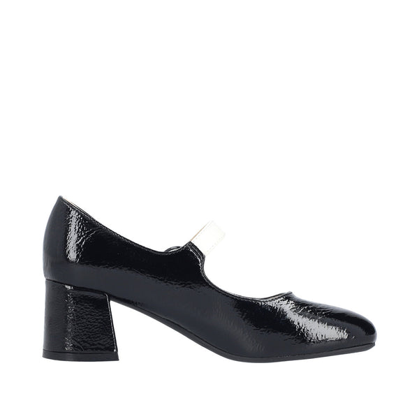 Rieker 44752-00 Ladies Black Mary Jane Heels